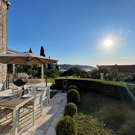 Charming Sea View "Villa Divine" - 2Min From The Sea Lopud Bagian luar foto