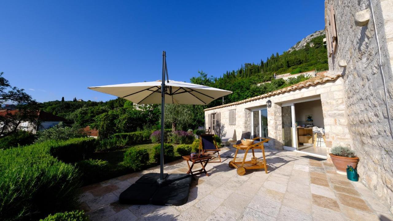 Charming Sea View "Villa Divine" - 2Min From The Sea Lopud Bagian luar foto