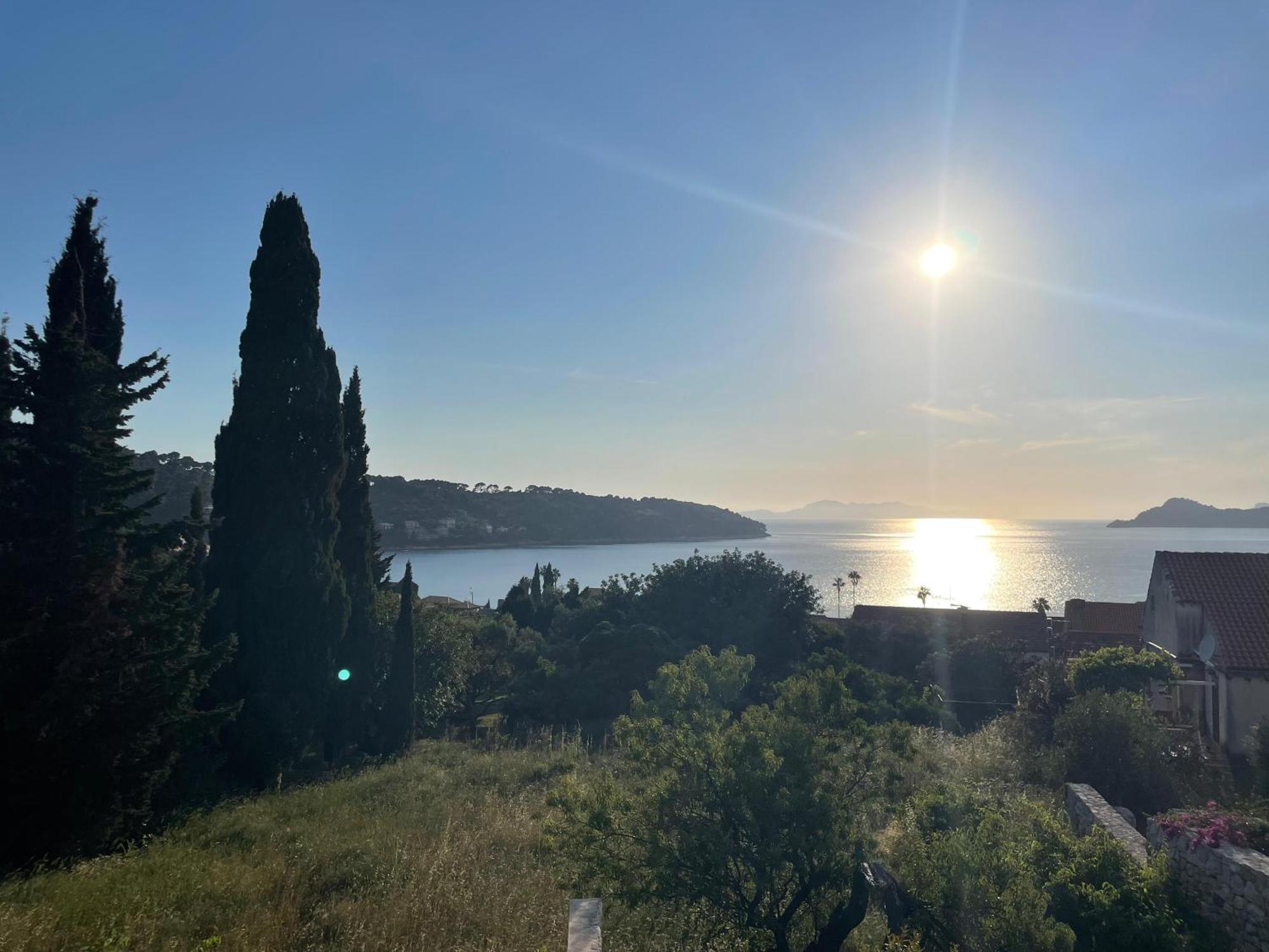 Charming Sea View "Villa Divine" - 2Min From The Sea Lopud Bagian luar foto