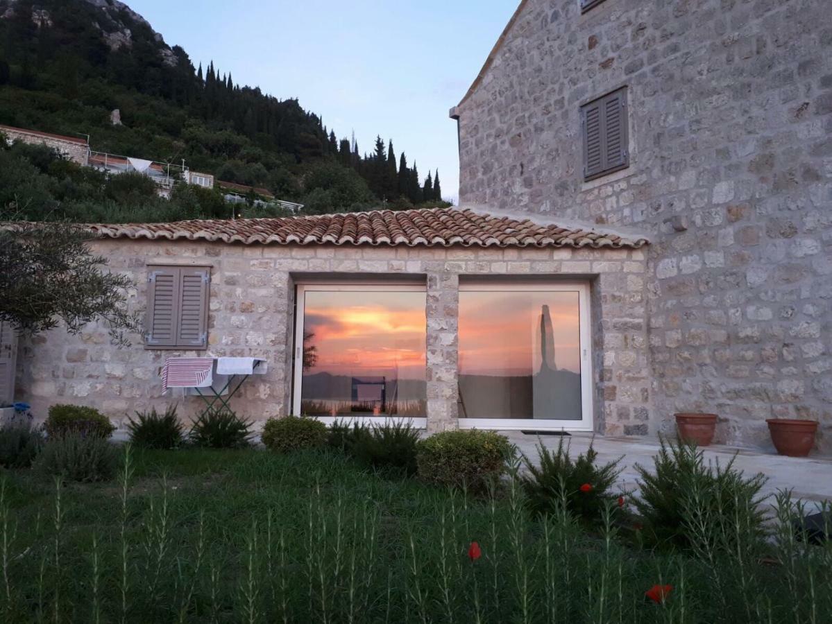 Charming Sea View "Villa Divine" - 2Min From The Sea Lopud Bagian luar foto